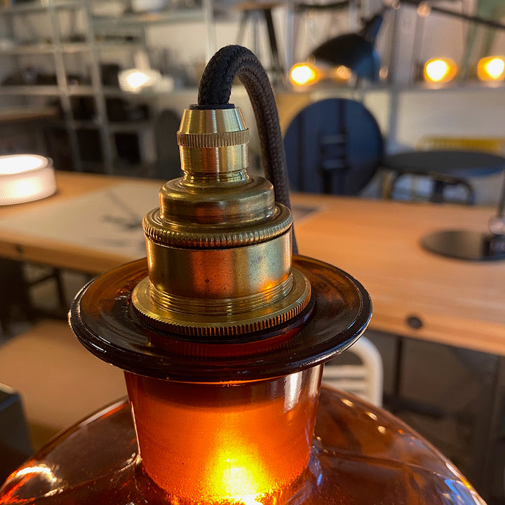 LAMPE APOTHEKERFLASCHE BESCHRIFTET – MITTEL