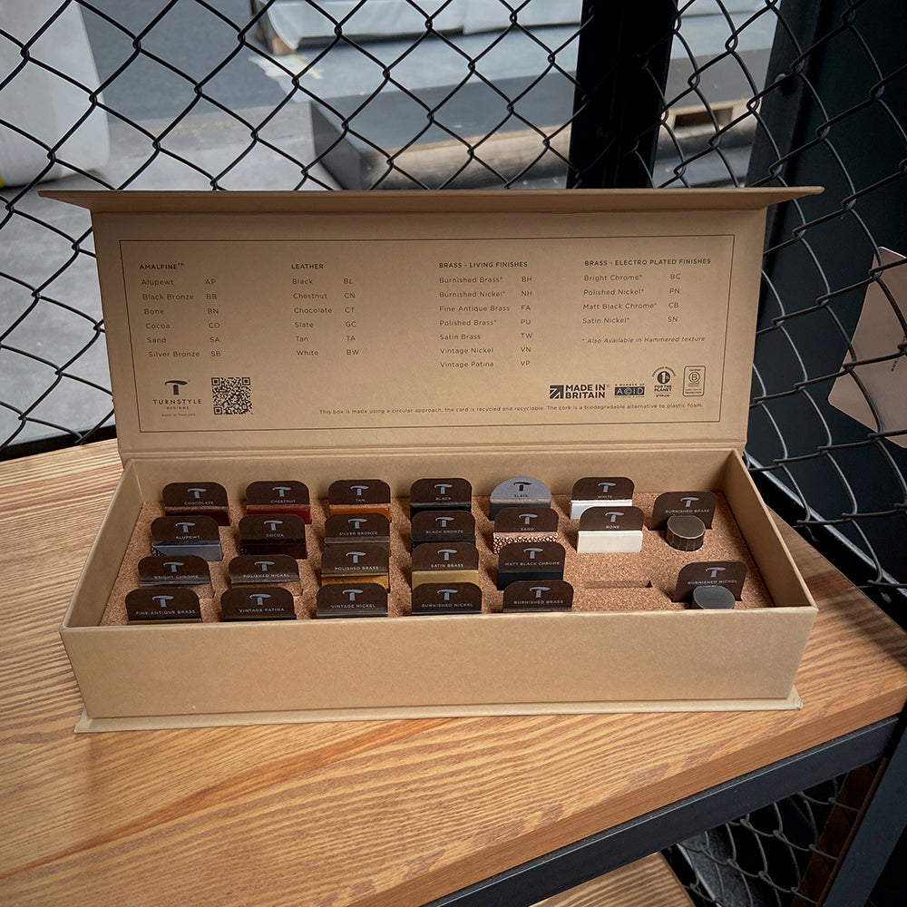 SAMPLE BOX TURNSTYLE DESIGNS – MUSTERBOX