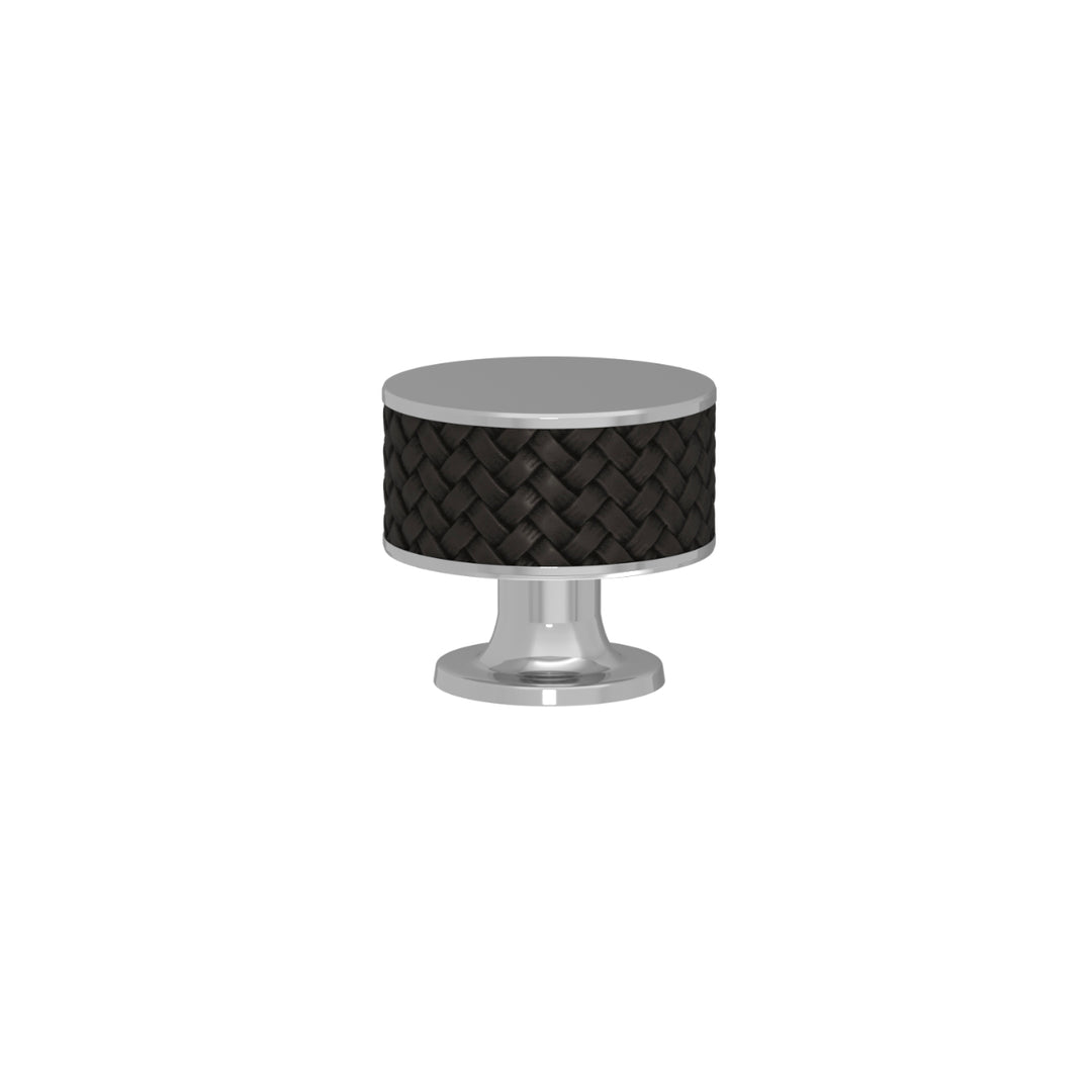 SCHRANKNOPF 35/32 – CABINET KNOB STACKED WOVEN  RECESS AMALFINE