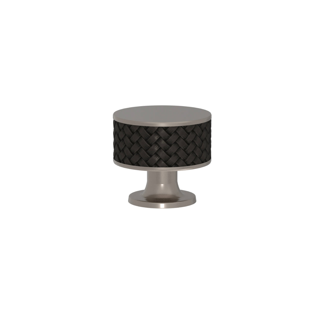 SCHRANKNOPF 35/32 – CABINET KNOB STACKED WOVEN  RECESS AMALFINE