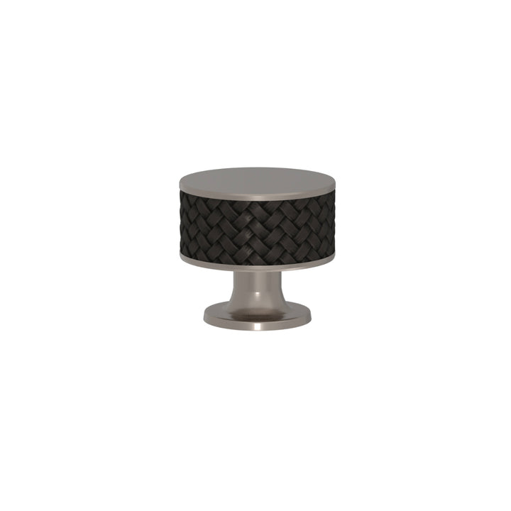 SCHRANKNOPF 35/32 – CABINET KNOB STACKED WOVEN  RECESS AMALFINE