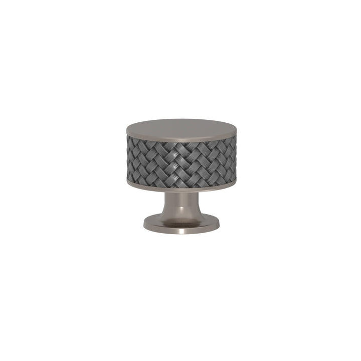 SCHRANKNOPF 35/32 – CABINET KNOB STACKED WOVEN  RECESS AMALFINE