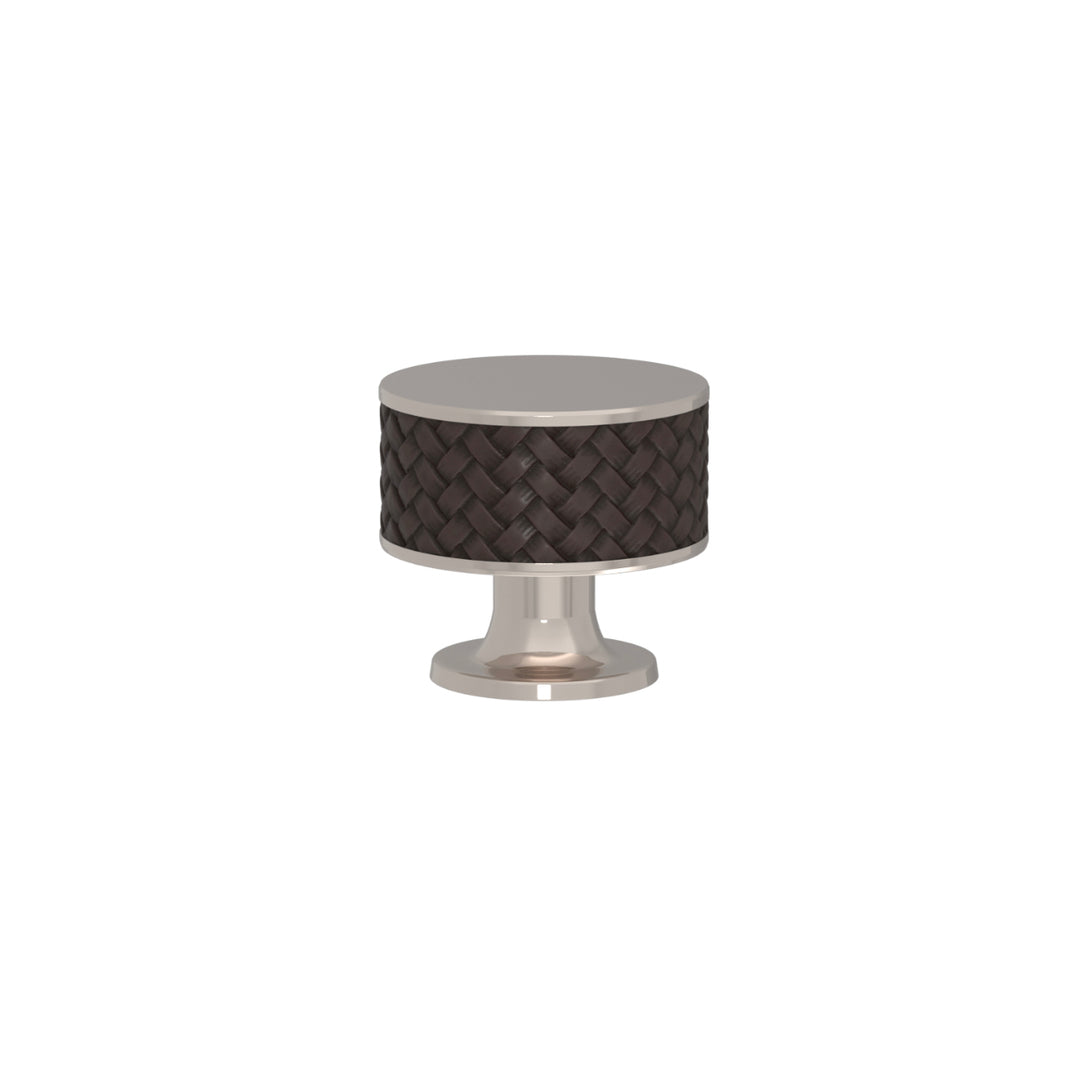 SCHRANKNOPF 35/32 – CABINET KNOB STACKED WOVEN  RECESS AMALFINE