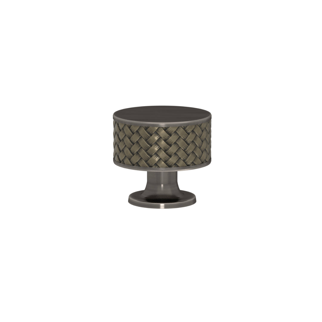 SCHRANKNOPF 35/32 – CABINET KNOB STACKED WOVEN  RECESS AMALFINE