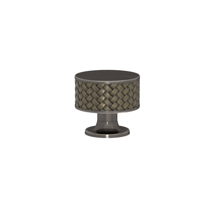 SCHRANKNOPF 35/32 – CABINET KNOB STACKED WOVEN  RECESS AMALFINE