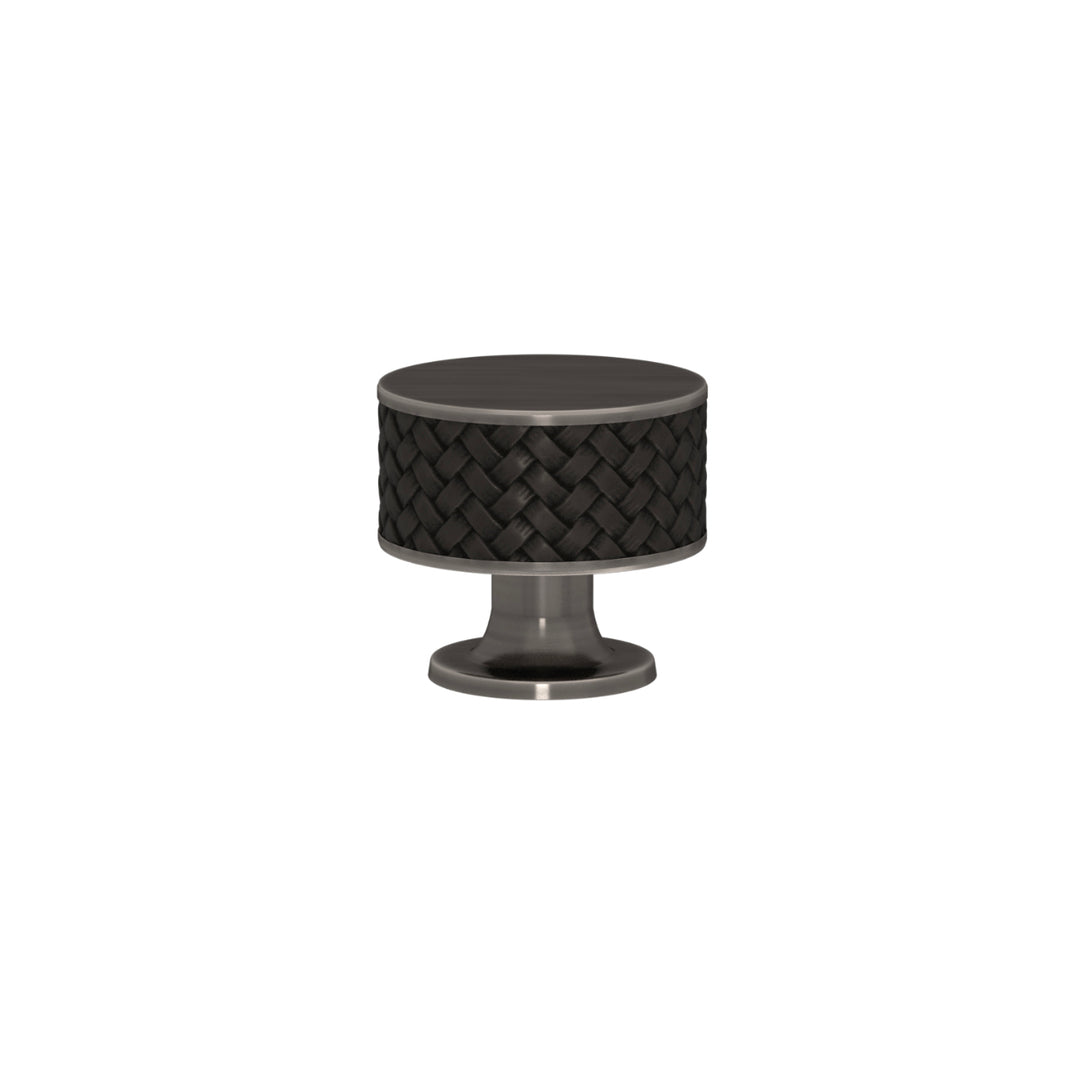 SCHRANKNOPF 35/32 – CABINET KNOB STACKED WOVEN  RECESS AMALFINE