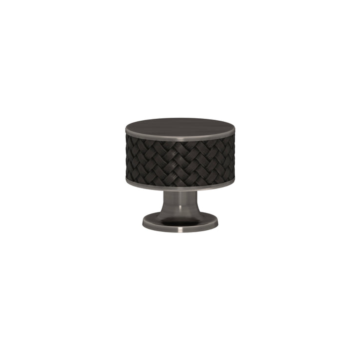 SCHRANKNOPF 35/32 – CABINET KNOB STACKED WOVEN  RECESS AMALFINE