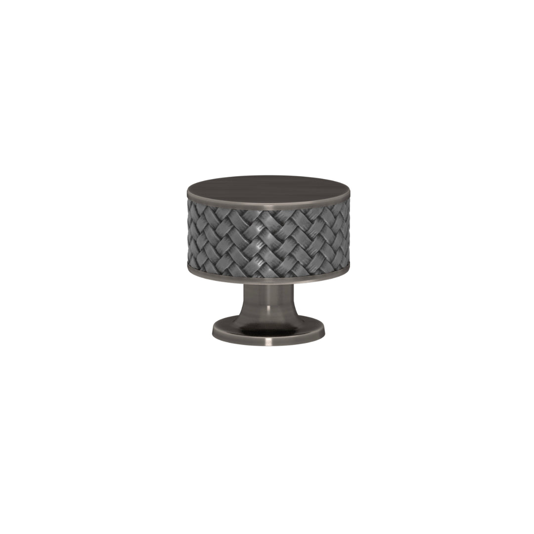 SCHRANKNOPF 35/32 – CABINET KNOB STACKED WOVEN  RECESS AMALFINE