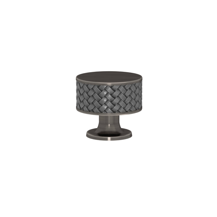 SCHRANKNOPF 35/32 – CABINET KNOB STACKED WOVEN  RECESS AMALFINE