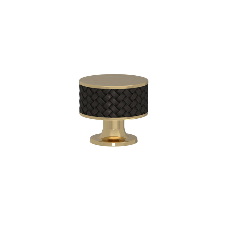 SCHRANKNOPF 35/32 – CABINET KNOB STACKED WOVEN  RECESS AMALFINE
