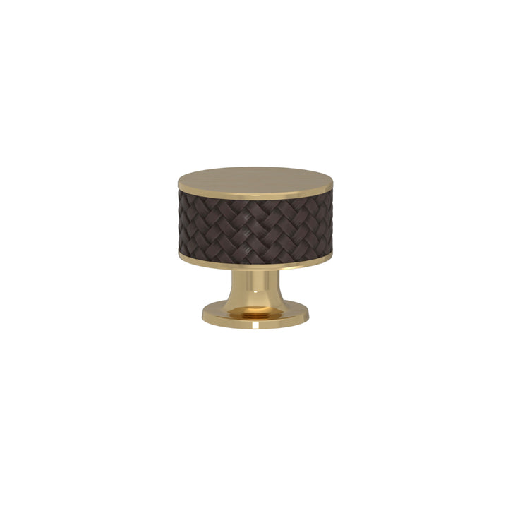 SCHRANKNOPF 35/32 – CABINET KNOB STACKED WOVEN  RECESS AMALFINE