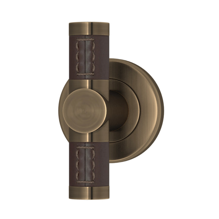 T-BAR TÜRGRIFF 82/65 – BARREL STITCH OUT RECESS LEATHER