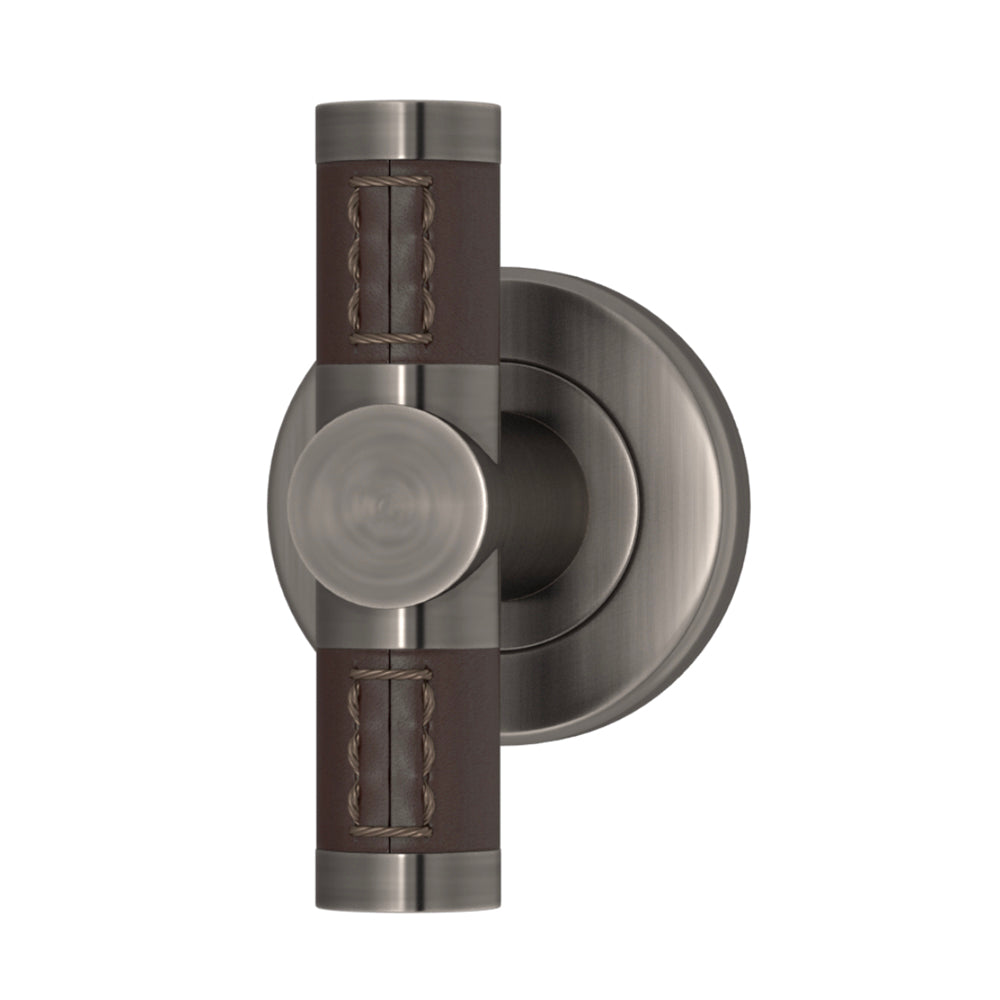 T-BAR TÜRGRIFF 82/65 – BARREL STITCH OUT RECESS LEATHER