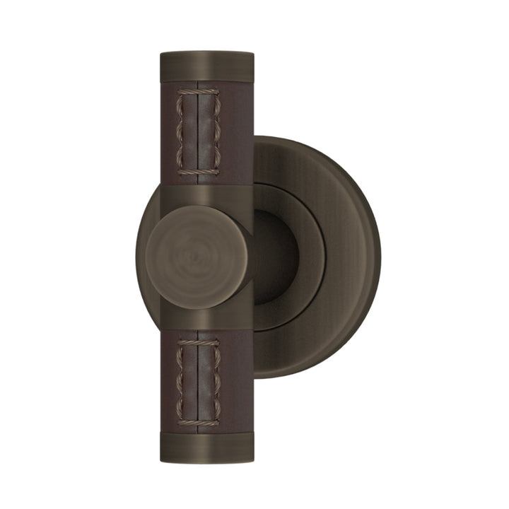 T-BAR TÜRGRIFF 82/65 – BARREL STITCH OUT RECESS LEATHER