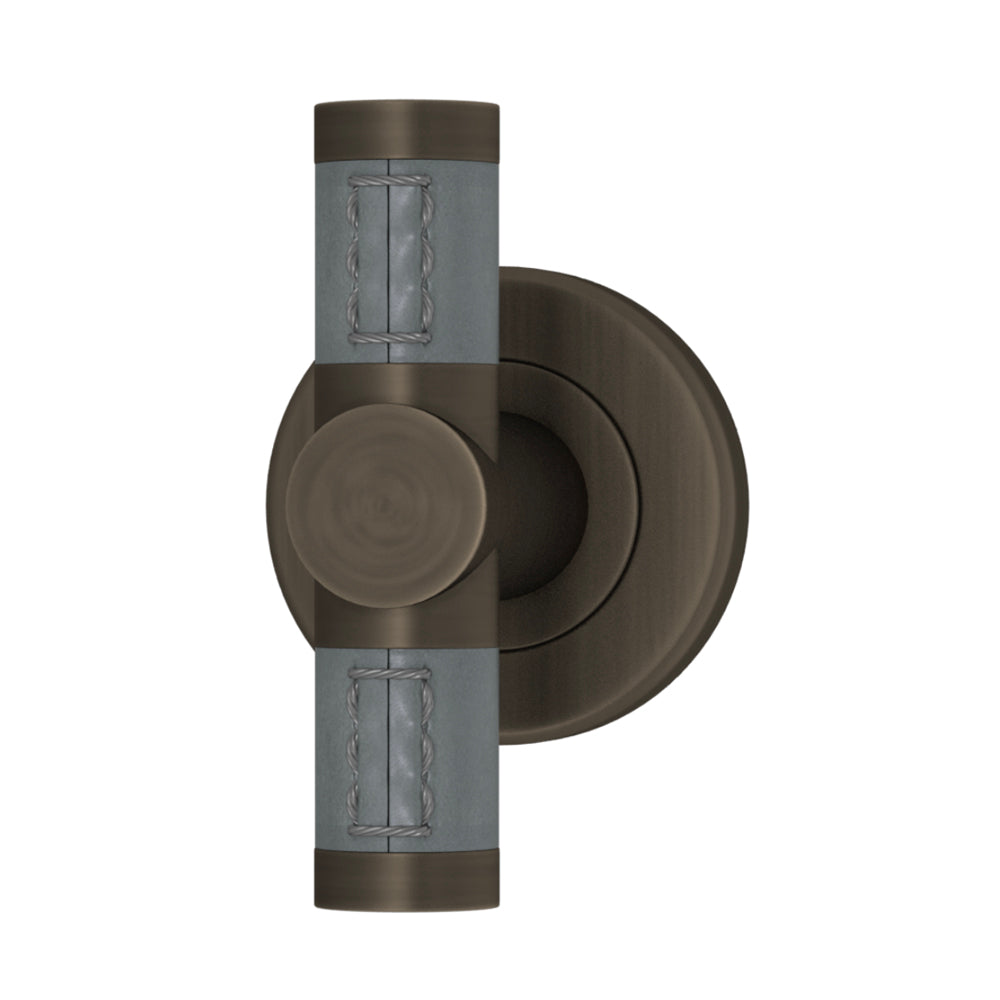 T-BAR TÜRGRIFF 82/65 – BARREL STITCH OUT RECESS LEATHER