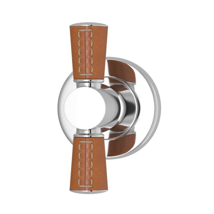 T-BAR TÜRGRIFF 84/65 – TUBE STITCH OUT COMBINATION LEATHER
