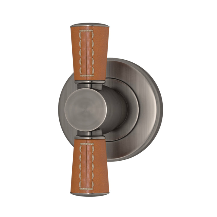 T-BAR TÜRGRIFF 84/65 – TUBE STITCH OUT COMBINATION LEATHER