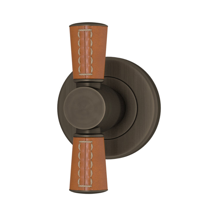 T-BAR TÜRGRIFF 84/65 – TUBE STITCH OUT COMBINATION LEATHER