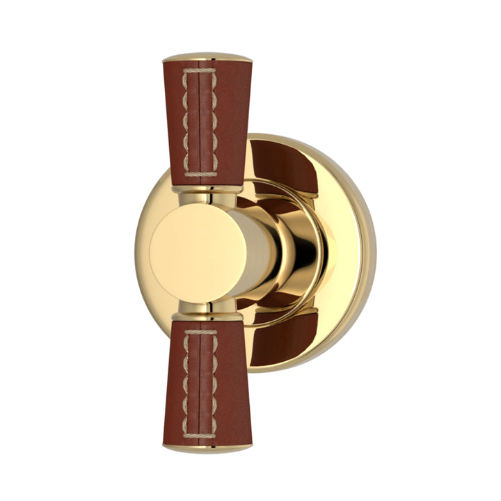 T-BAR TÜRGRIFF 84/65 – TUBE STITCH OUT COMBINATION LEATHER