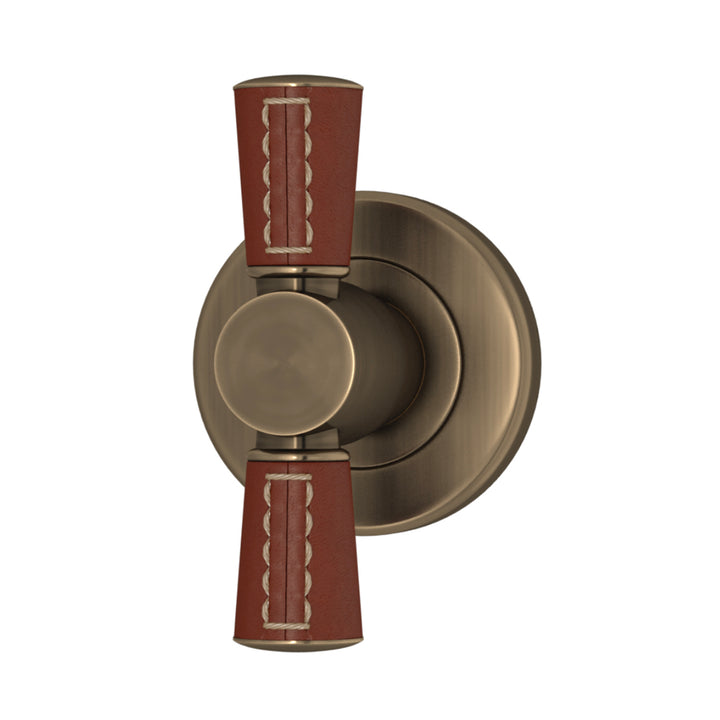 T-BAR TÜRGRIFF 84/65 – TUBE STITCH OUT COMBINATION LEATHER