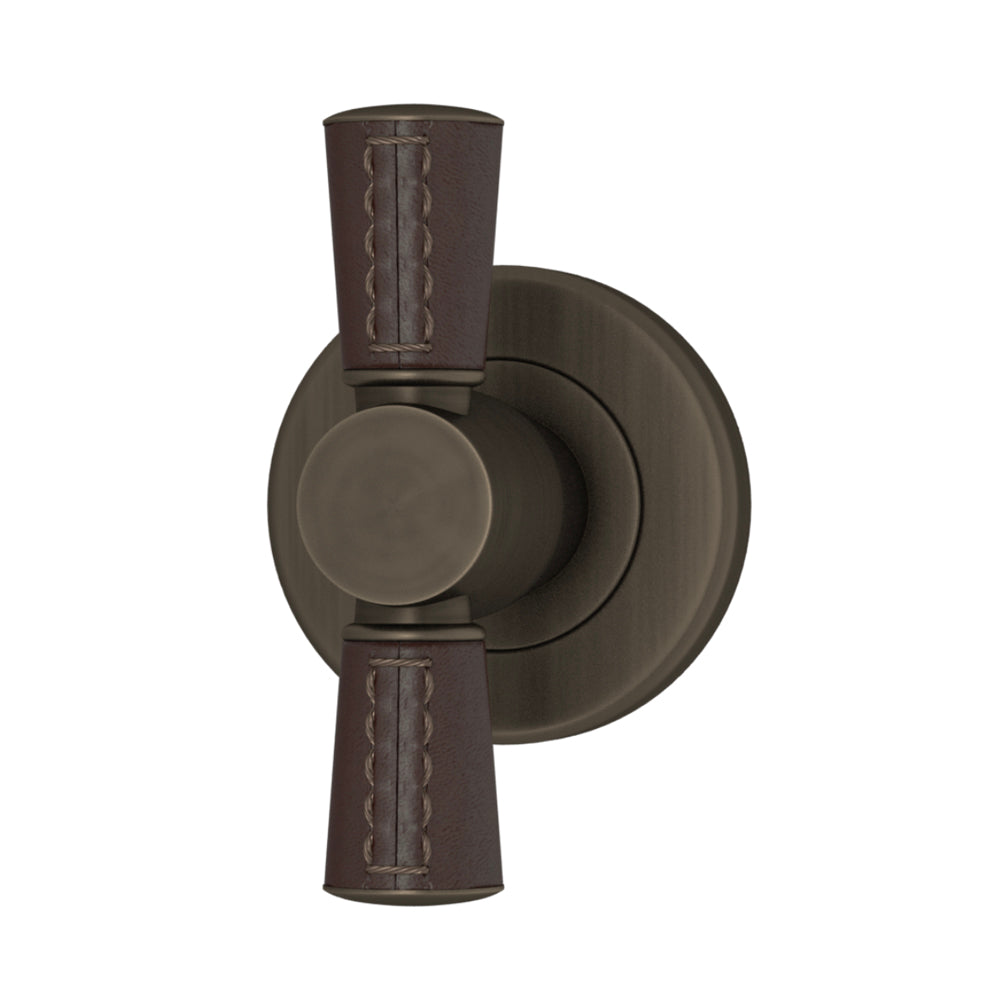T-BAR TÜRGRIFF 84/65 – TUBE STITCH OUT COMBINATION LEATHER