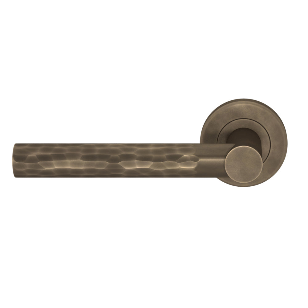 TÜRGRIFF EINZEL – DOOR LEVER BARREL END PART HAMMERED SOLID (SINGLE)