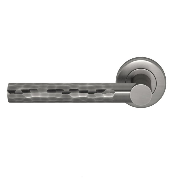 TÜRGRIFF EINZEL – DOOR LEVER BARREL END PART HAMMERED SOLID (SINGLE)