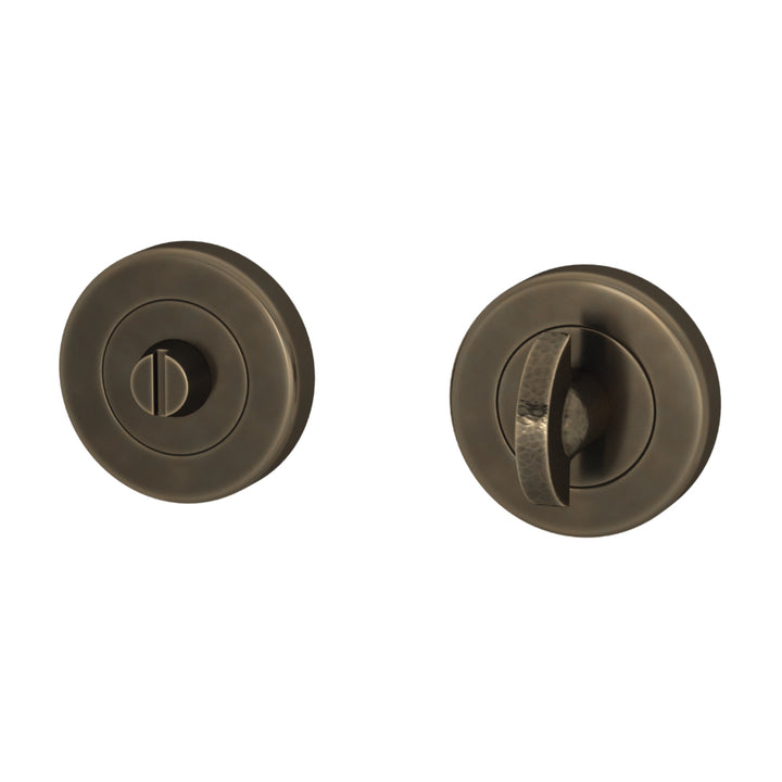 DREHKNOPF-SCHLOSS – HAMMERED HALF MOON TURN &amp; RELEASE SET ROUND