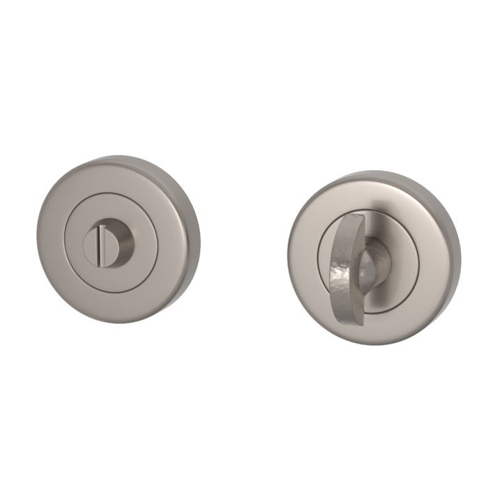DREHKNOPF-SCHLOSS – HAMMERED HALF MOON TURN &amp; RELEASE SET ROUND