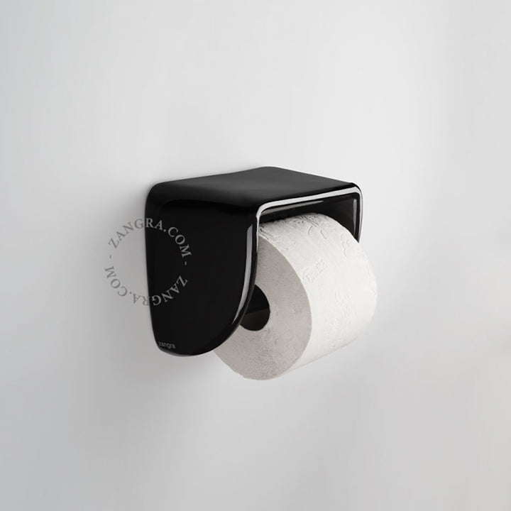 WC-PAPIER HALTER AUS PORZELLAN