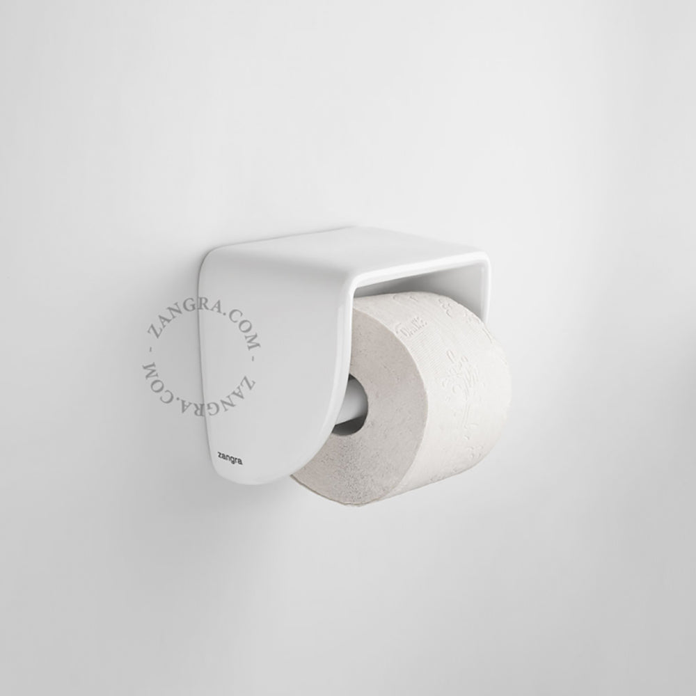 WC-PAPIER HALTER AUS PORZELLAN