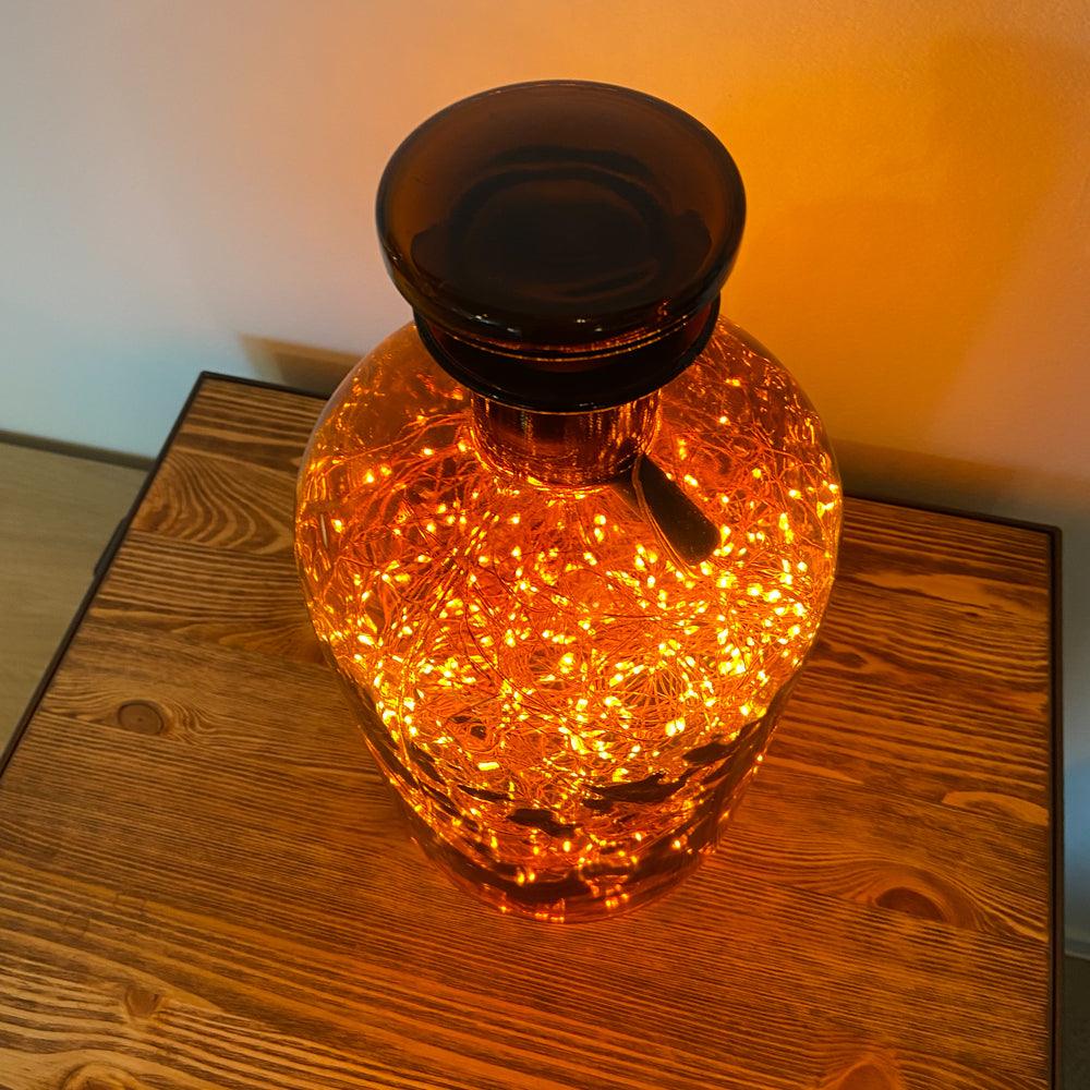 VINTAGE APOTHEKERFLASCHE MIT LICHTERKETTE - DAS_OBJEKT (7473381933269)