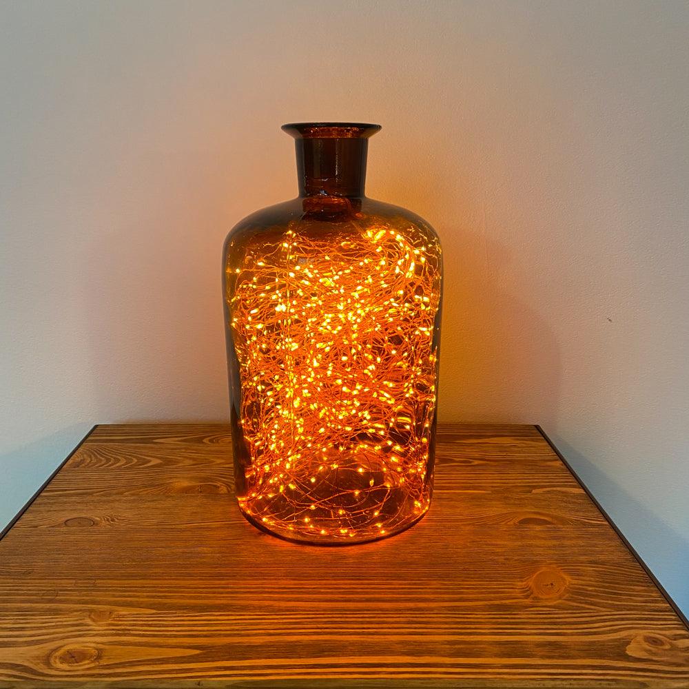 VINTAGE APOTHEKERFLASCHE MIT LICHTERKETTE - DAS_OBJEKT (7473381933269)