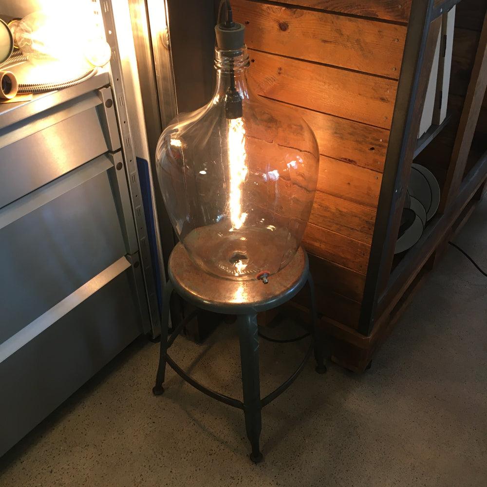 VINTAGE BALLONFLASCHE LAMPE - DAS_OBJEKT (6059387453614)