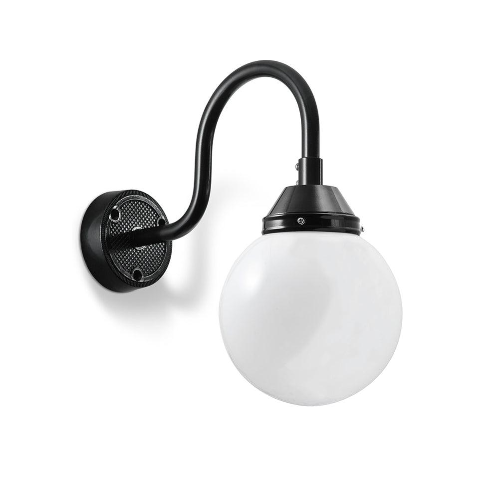 BRUCHSAL KUGEL WAND GESCHWUNGEN 691 / WANDLAMPE - DAS_OBJEKT (4676136468561)