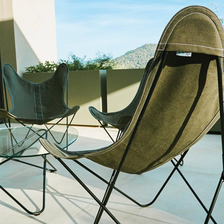 BUTTERFLY CHAIR INOX TEXTIL - DAS_OBJEKT (4495073837137)