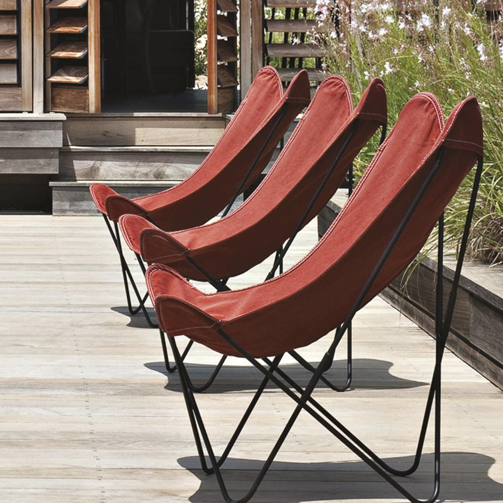 BUTTERFLY CHAIR INOX TEXTIL - DAS_OBJEKT (4495073837137)