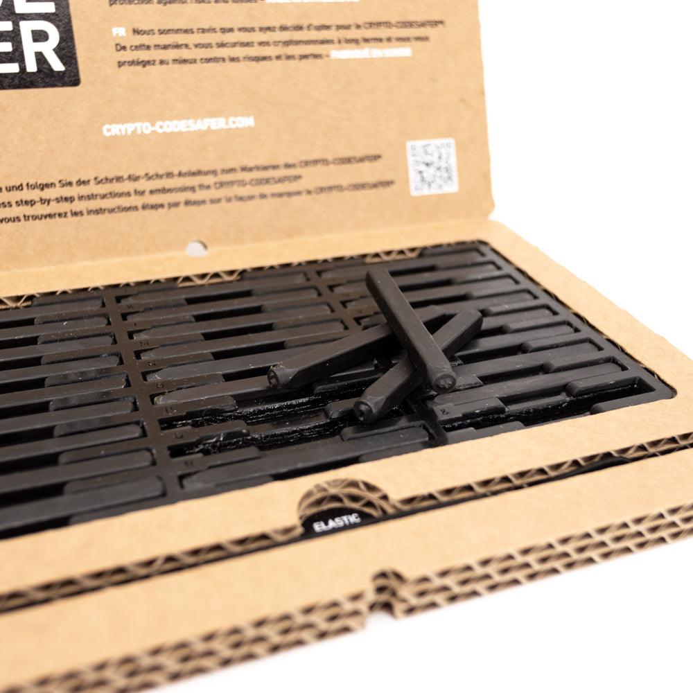 CRYPTO-CODESAFER – SCHLAGBUCHSTABEN-SET - DAS_OBJEKT (7143199277230)