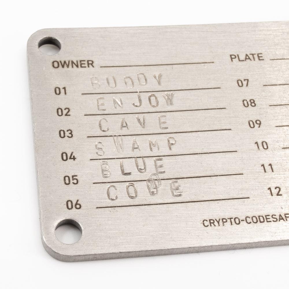 CRYPTO-CODESAFER – SCHLAGBUCHSTABEN-SET - DAS_OBJEKT (7143199277230)