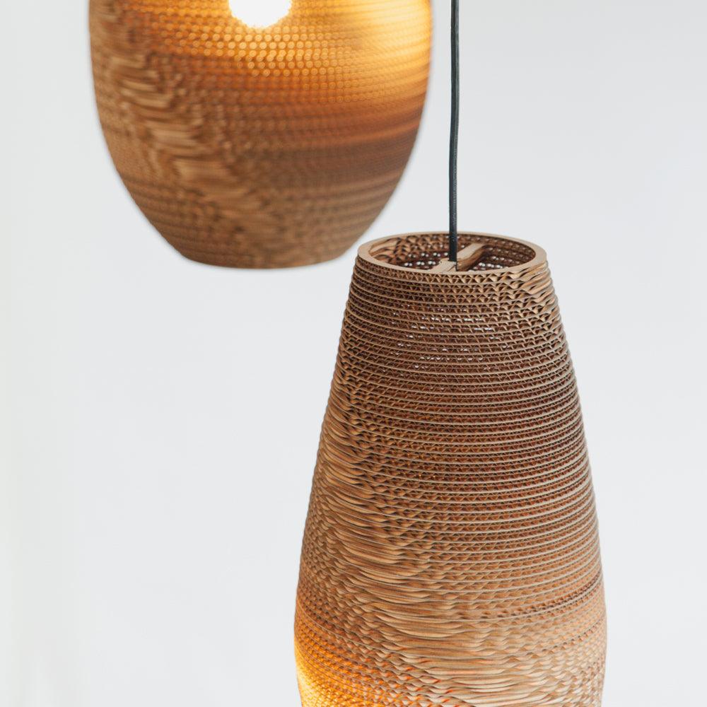 DROP KARTON-LAMPE / HÄNGELEUCHTE - DAS_OBJEKT (9327585417)