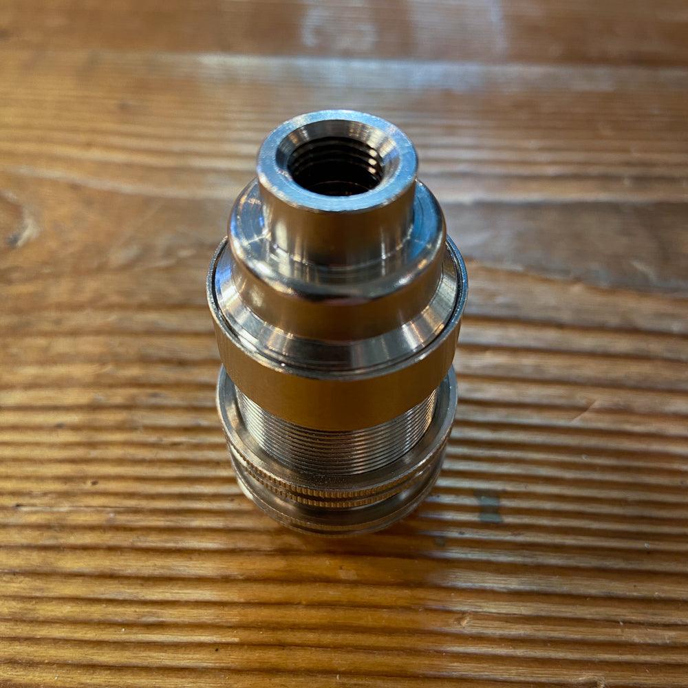 FASSUNG E14 NICKEL – GEWINDE &amp; STELLRING - DAS_OBJEKT (7963807383765)