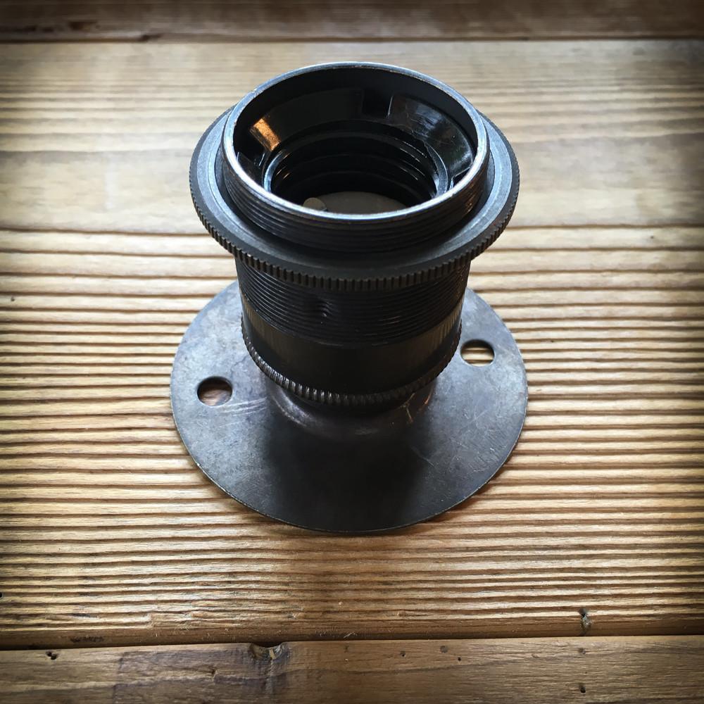 FASSUNG E27 BRONZE – DECKENFLANSCH & STELLRING - DAS_OBJEKT (9539156873)
