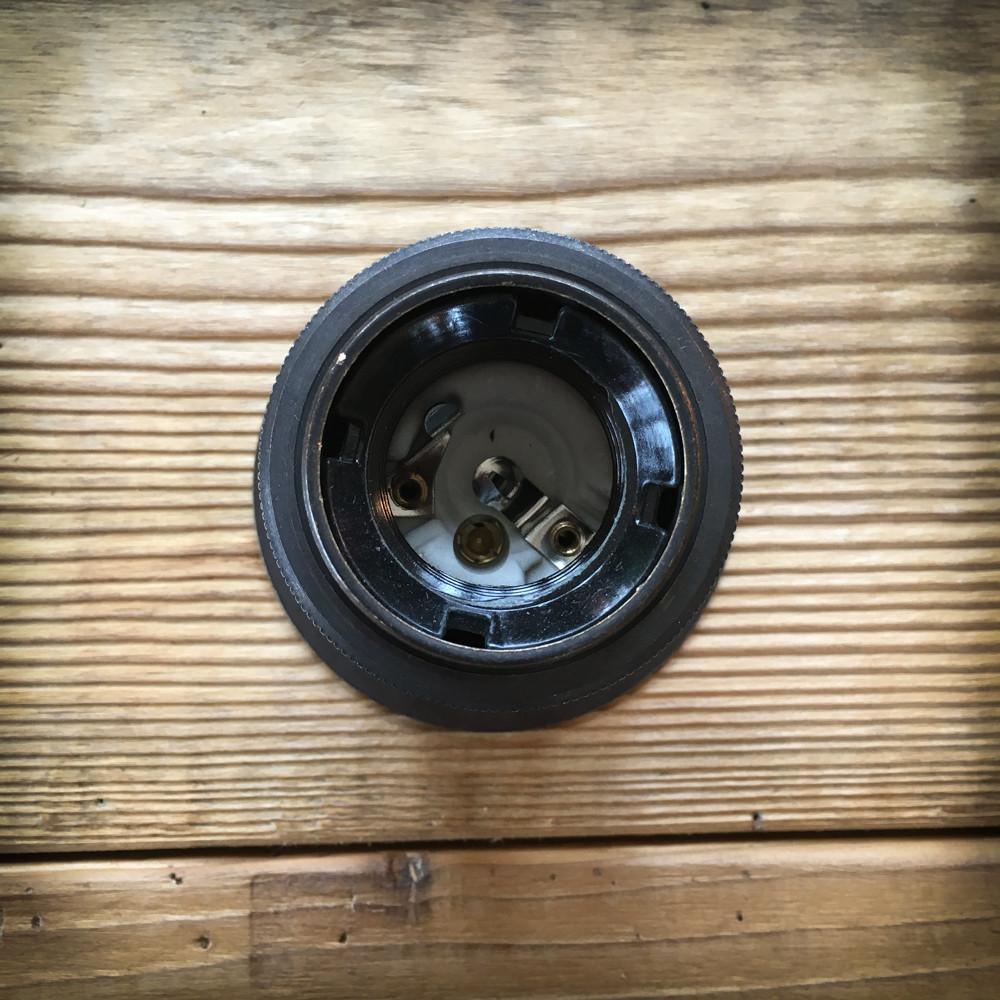 FASSUNG E27 BRONZE – DECKENFLANSCH & STELLRING - DAS_OBJEKT (9539156873)