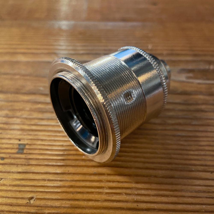 FASSUNG E27 NICKEL – GEWINDE &amp; STELLRING - DAS_OBJEKT (7963794145493)