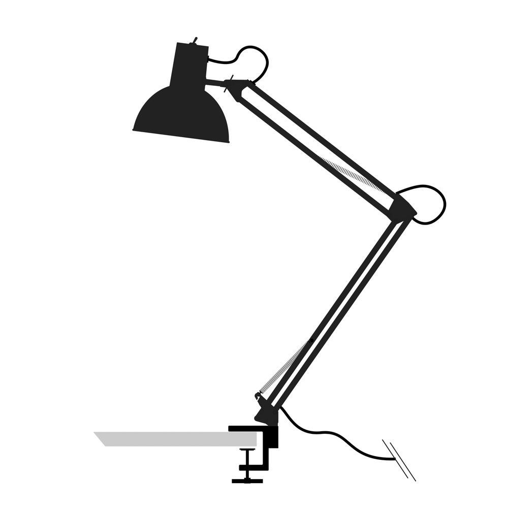 FEDERZUG TISCHLAMPE KLEMMFUSS - DAS_OBJEKT (3210689708113)