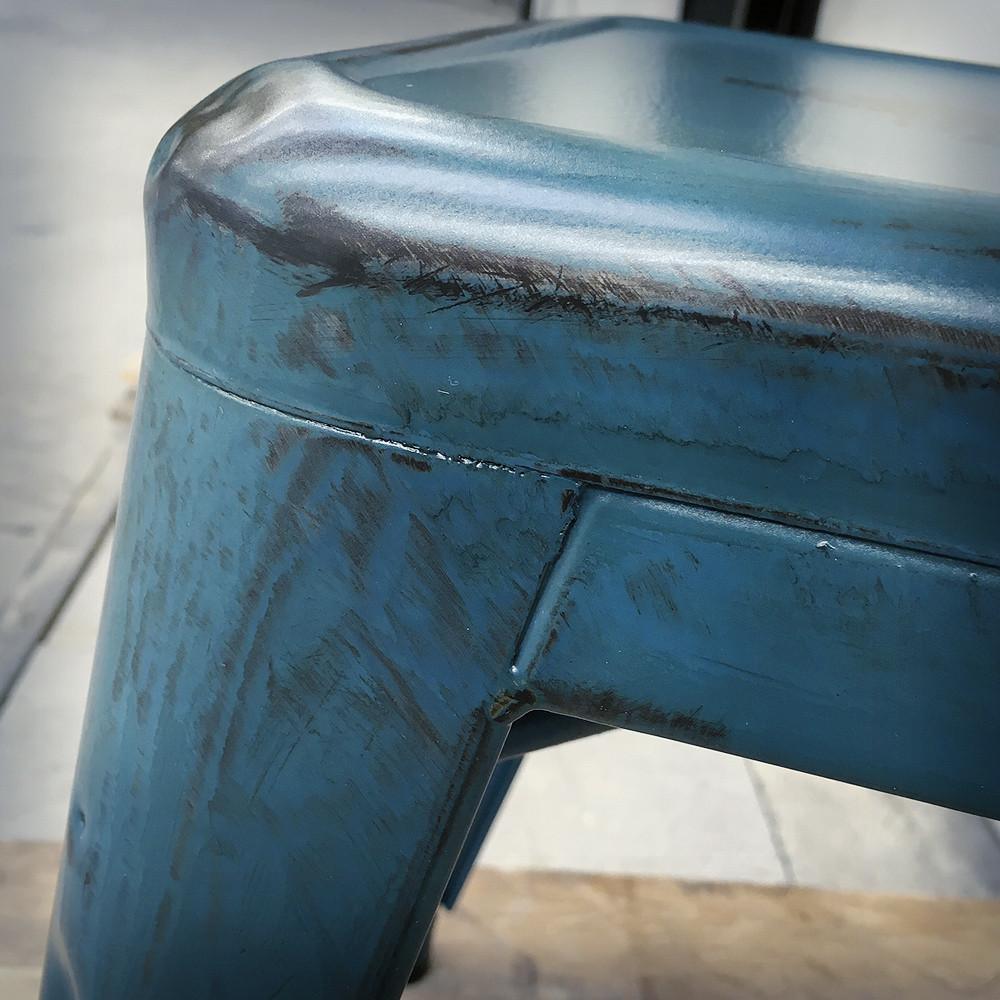 HOCKER H45 RAW PATINIERT BLAU - DAS_OBJEKT (9168421449)