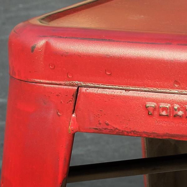 HOCKER H45 RAW PATINIERT ROT - DAS_OBJEKT (9168422089)