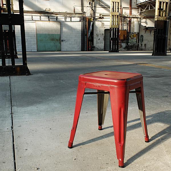 HOCKER H45 RAW PATINIERT ROT - DAS_OBJEKT (9168422089)