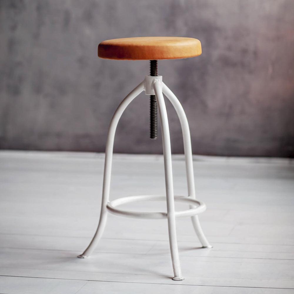 HOCKER MEDIUM – SITZTELLER LEDER - DAS_OBJEKT (6659236823214)