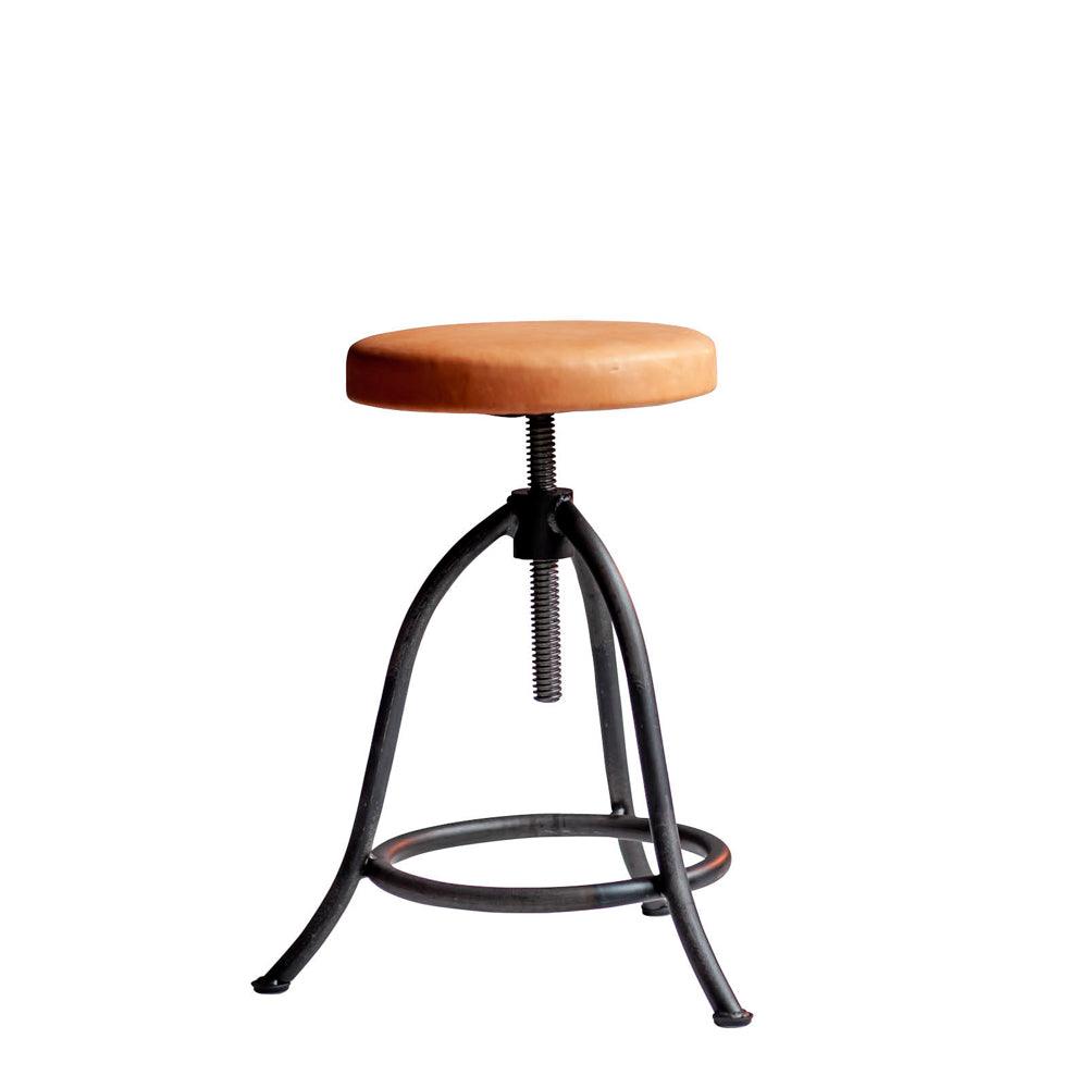HOCKER SMALL – SITZTELLER LEDER - DAS_OBJEKT (6658965668014)